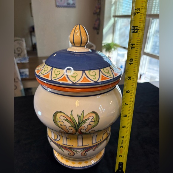 Pfaltzgraff Villa Della Luna Ceramic Storage Jar - Picture 9 of 10